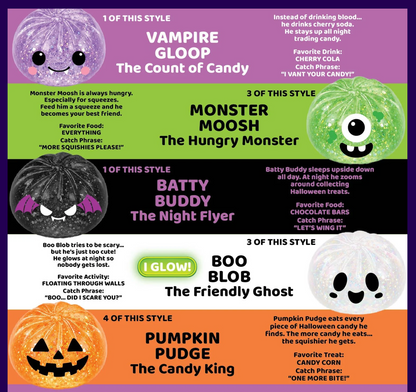 Fun Doh Spooky Mystery Halloween Dumpling Squishy Toy